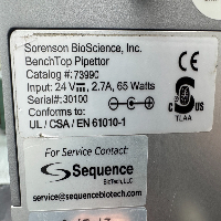 Sorenson Bioscience Benchtop Pipettor image 3